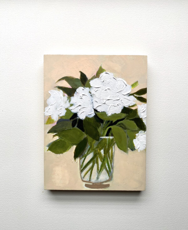 "White flowers vase"